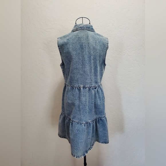 Blue Jean Dress. Size MEDIUM. - Picture 3 of 12